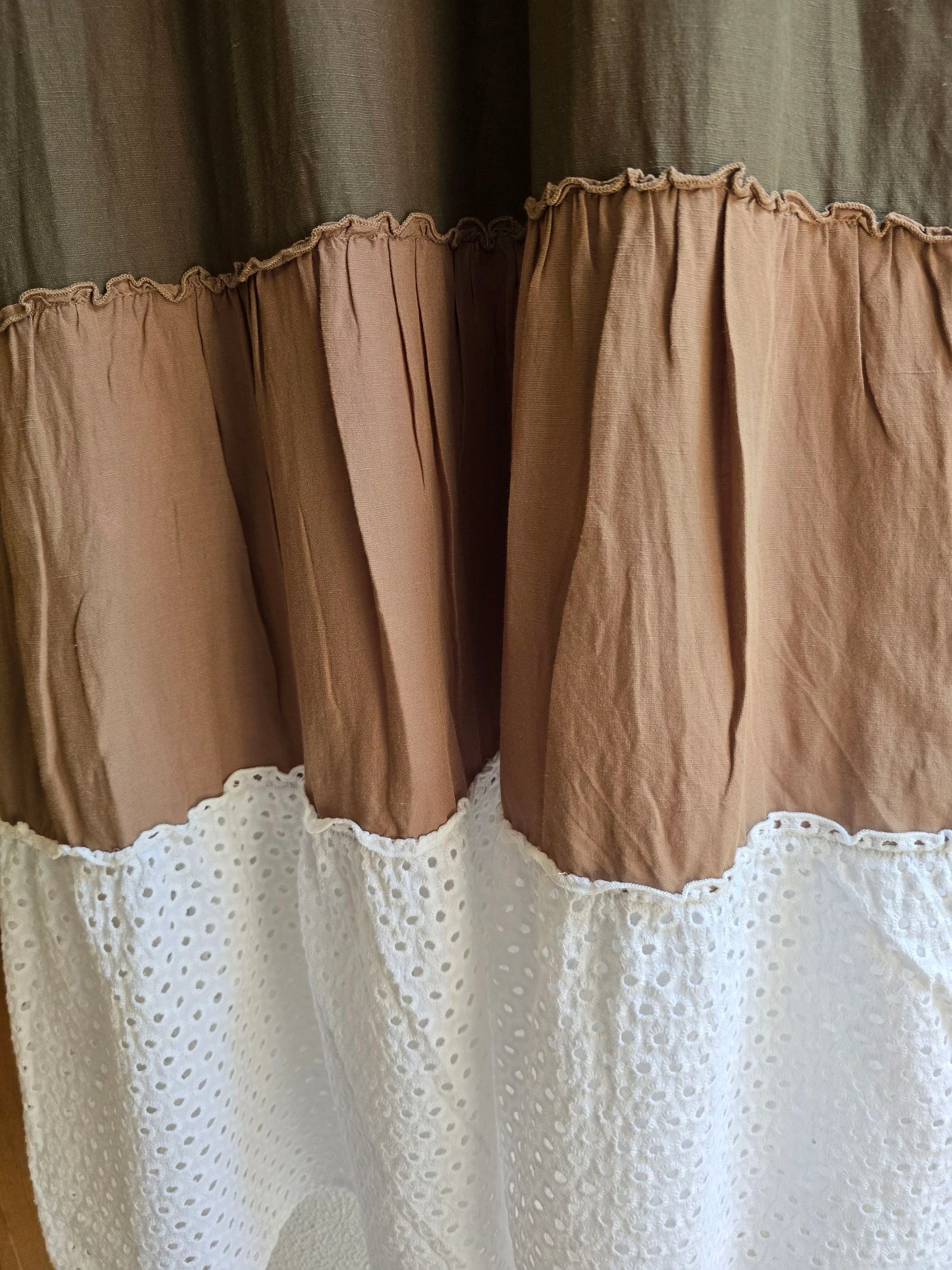 Vestido largo Stessa con bordado Inglés L – photo 4